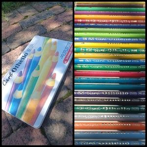 German CarbOthello Schwan's Stabilo colored charcoal chalk pencil set